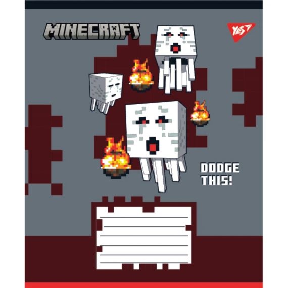 Зошит учнівський YES Minecraft Walls 767564 12 аркушів Різнокольоровий shop (4823092291615) | Зображення 3