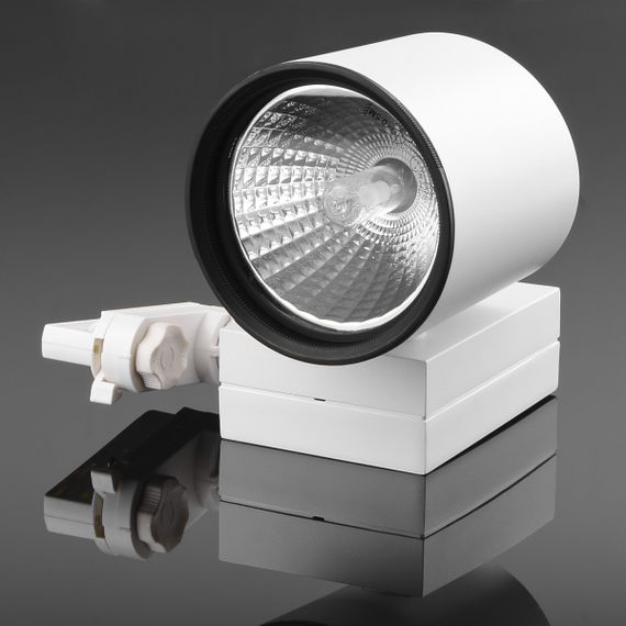 Светильник трековый поворотный под лампу KW-1/70W G12 WH | Зображення 4