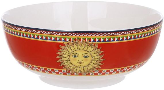Салатник порцеляновий Sicilia "Sole" 1600мл (Сонце)