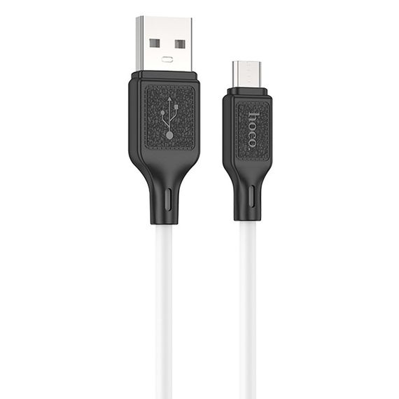 Дата кабель Hoco X90 Cool silicone USB to MicroUSB (1m) White