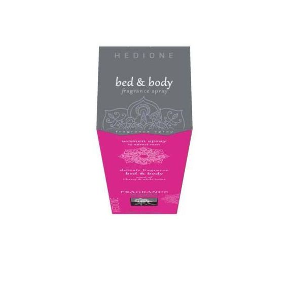 Спрей для тіла і ліжка з феромонами і афродизіаками HOT Fragrance Вишня і білий лотос, 100 мл | Зображення 1