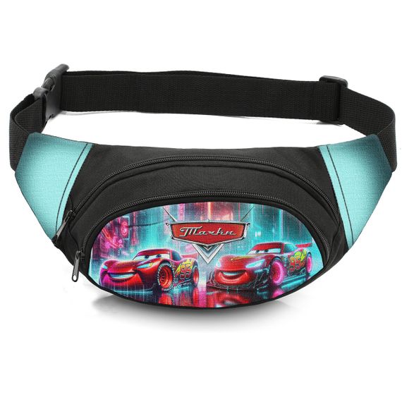 Сумка-бананка дитяча з принтом Тачки Блискавка МакКвін поясна сумка для хлопчика (4568)