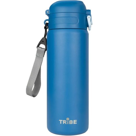 Термокухоль сталевий 600 мл Tribe Urban blue для гарячих і холодних напоїв стильний і зручний для офісу та активного відпочинку | Зображення 2