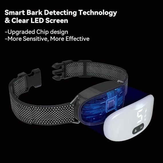Нашийник від гавкіту для собак, антилай автоматичний від надмірного звуку тварин для середніх і великих порід | Зображення 2