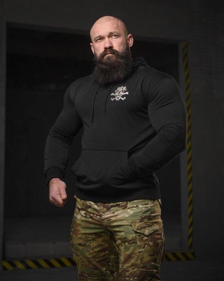 Худі maklin череп black НП4954 | Зображення 6