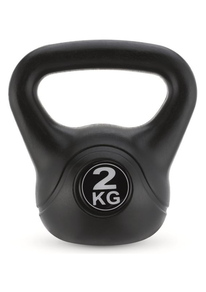 Гиря вінілова Gymtek 2кг чорний | Зображення 4