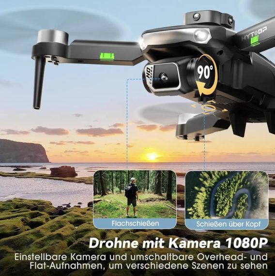 Дрон HYTOBP S165 MAX з камерою 1080P | Зображення 4