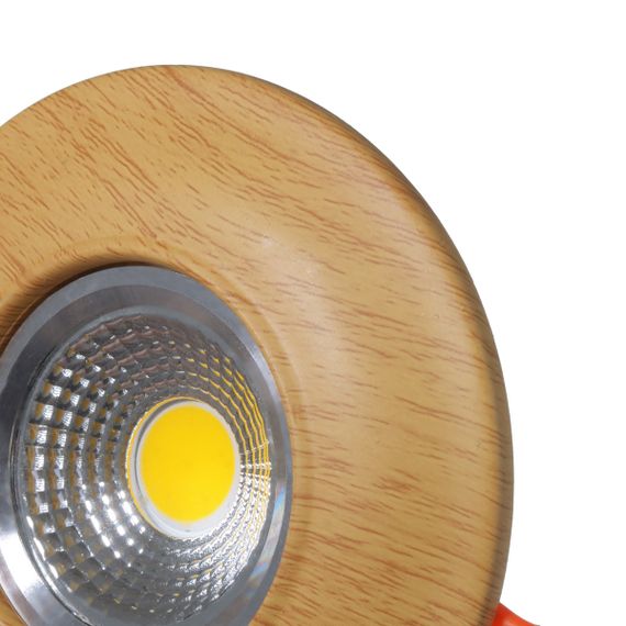 Светильник точечный LED HDL-M46 3W WW Wood | Зображення 3
