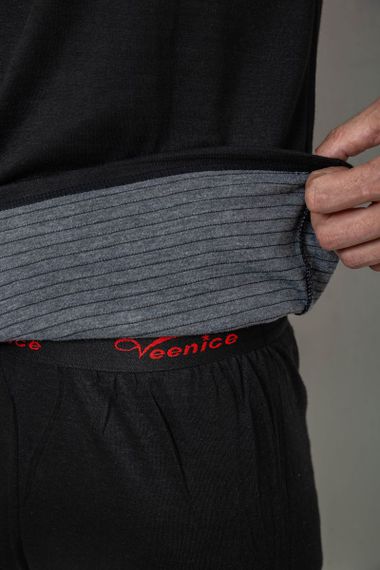 Термобелье мужское  -уценка, цвет черный, 241R0107-U-3 | Зображення 4