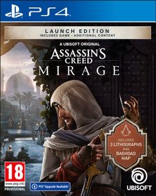Гра Assassin's Creed Mirage Launch Edition (Free upgrade to PS5) [BD disk] (PS4) (3307216258018)