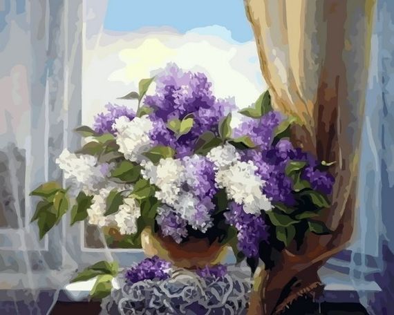 Сирень у окна