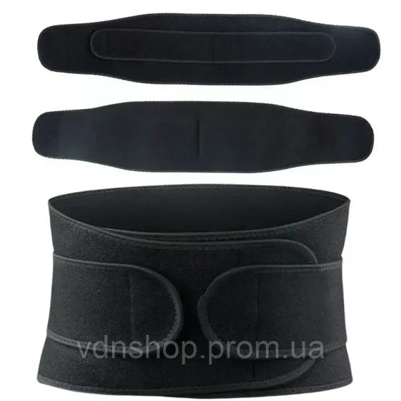 Пояс для спини при фізичних навантаженнях на липучках / Пояс на поперек / Ортопедичний пояс для попереку | Зображення 2