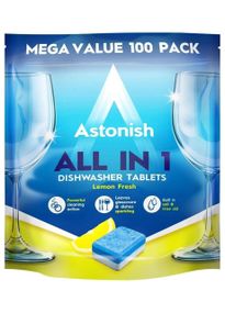 Таблетки для посудомийних машин Astonish All In 1 Lemon Fresh 100 шт