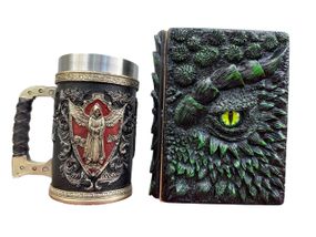 Подарунковий набір Кухоль 3D Архангел і Блокнот 3D «Око Лісового Дракона»