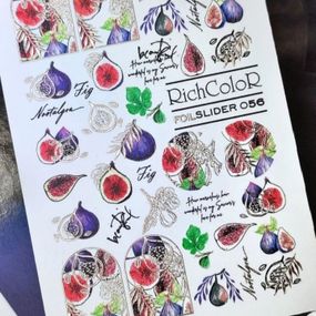 Фольгований слайдер RichColor 056 на водяній основі (6.5x9.5см)