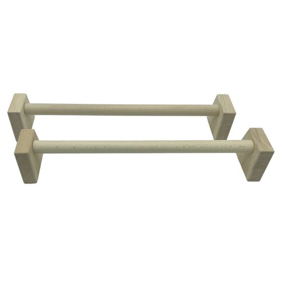 Паралетсы, упоры для отжимания деревянные Wood Gym Push Up NE-WD-60 из бука 50 см 2 шт | Зображення 2