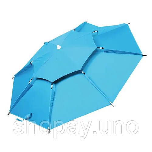 Зонт-намет рибальський 2,2 м AND Full Circle Umbrella • Туристичний зонт для риболовлі, кемпінгу, пляжу та відпочинку на природі | Зображення 2