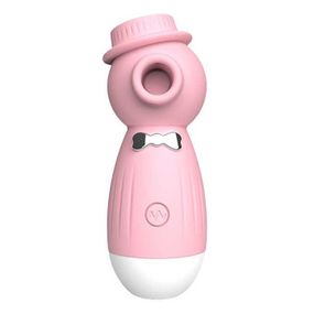 Кліторальний вакуумний вібратор в капелюшку Wo-sex Lilo USB - Рожевий