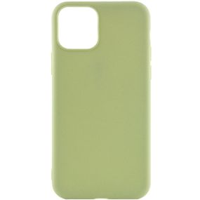 Силиконовый чехол Candy для Apple iPhone 14 (6.1") Фисташковый