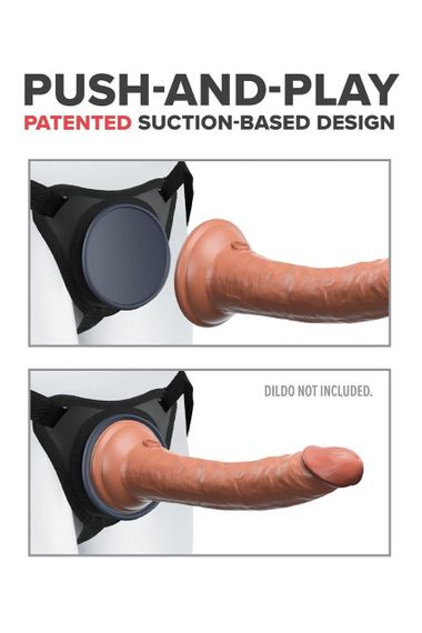 Трусики для страпона Pipedream Body Dock Elite чёрные Sex Aura | Зображення 3