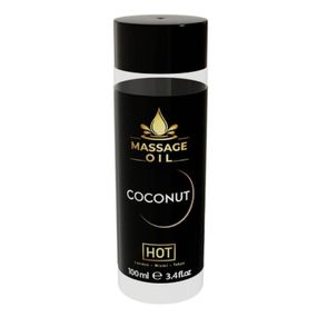 Массажное масло HOT Massage Oil Vanilla с ароматом ванили, 100 мл Sex Aura