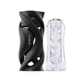 Мастурбатор Dorcel DEEP BLOW BLACK, подвійне використання Sex Aura