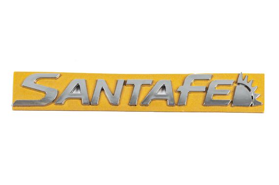 Напис SantaFe (210мм на 30мм) для Hyundai Santa Fe 4 2018-2023 рр