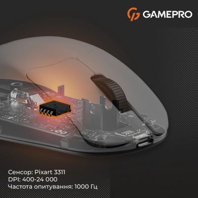 Мышка GamePro Genesis Avenger Wireless/Bluetooth/USB White (GM096W) | Зображення 1