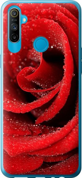 Чехол на Realme C3 Красная роза "529u-1889-17620"