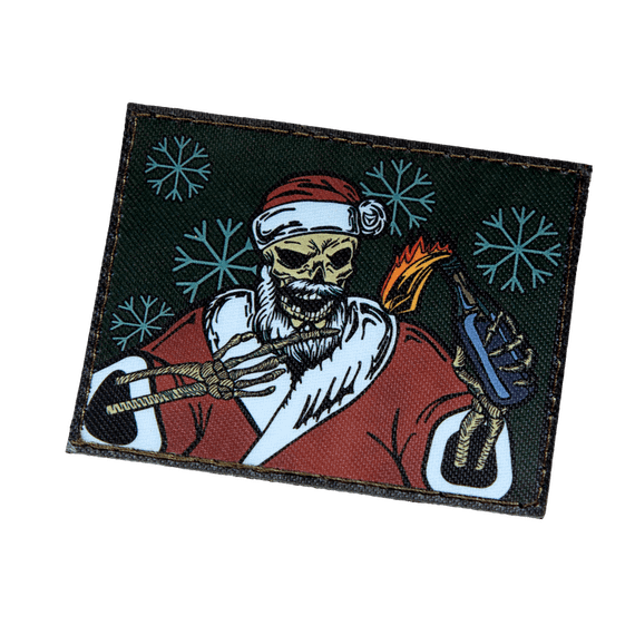 Шеврон/липучка «Санта» ПВХ (7457)