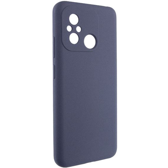 Чехол Silicone Cover Lakshmi Full Camera (AAA) для Xiaomi Redmi 12C Темно-синий / Midnight blue | Зображення 1