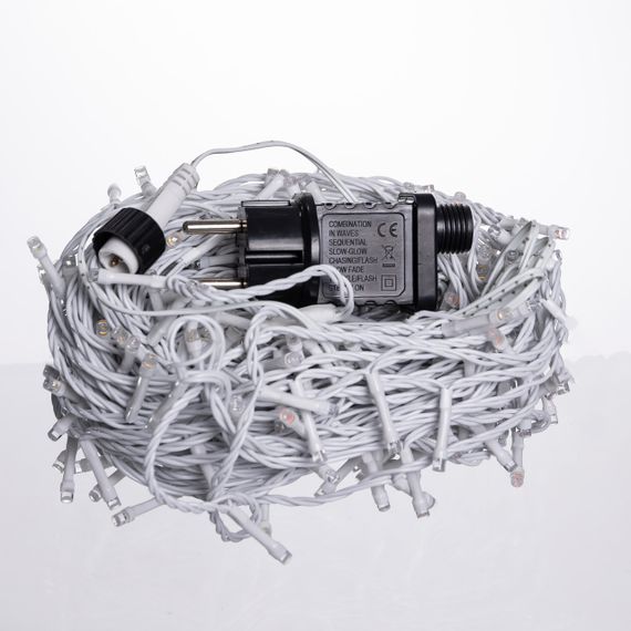 Гирлянда Нить уличная 30 м 300 LED белый провод Мультиколор CF300L30MWML | Зображення 3