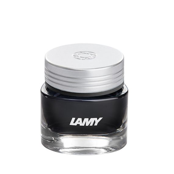 Чернила для перьевых ручек Lamy T53 Crystal ink 30мл, черный (Obsidian)