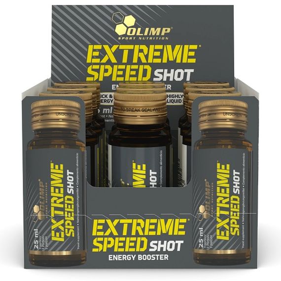 Комплекс до тренування Olimp Nutrition Extreme Speed Shot СТЕКЛО БЛОК 9 х 25 ml