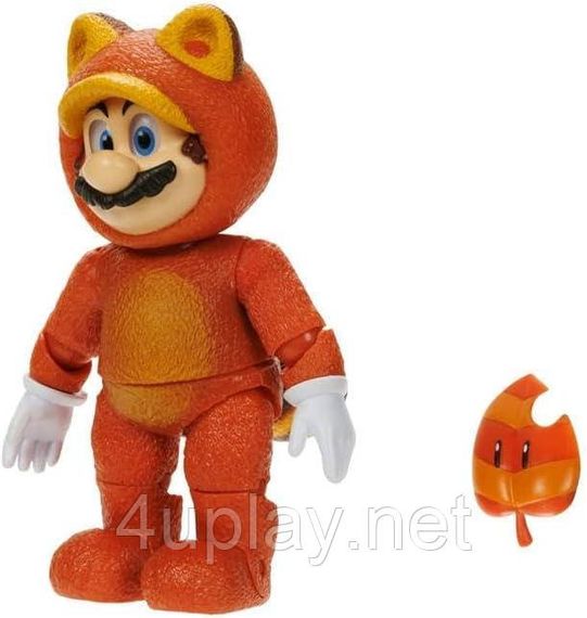 Коллекционная фигурка Тануки Марио 13см Братья Супер Марио в кино Оригинал The Super Mario Bros Movie Tanooki | Зображення 4