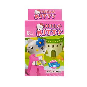 Конструктор дитячий Hello Kitty ігровий конструктор Котик для дівчат розвиваючий конструктор дитячий