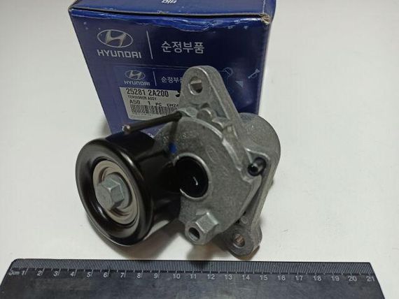 Ролик ременя генератора натяжний Hyundai/KIA CRDi, MOBIS (252812A200) у зборі (25281-2A200) | Зображення 2