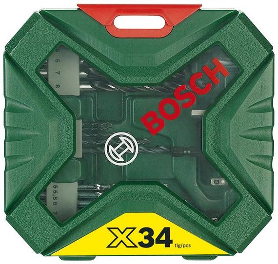 Сверла и насадки Bosch X-LINE-34, набор 34 ед. (2.607.010.608)