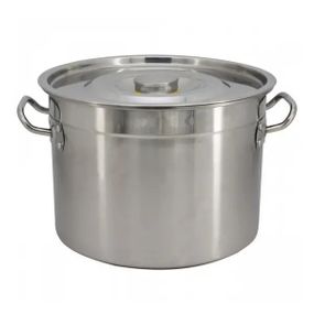 Кастрюля с крышкой Bohmann BH-4645-68 68 л 45 см серебристая