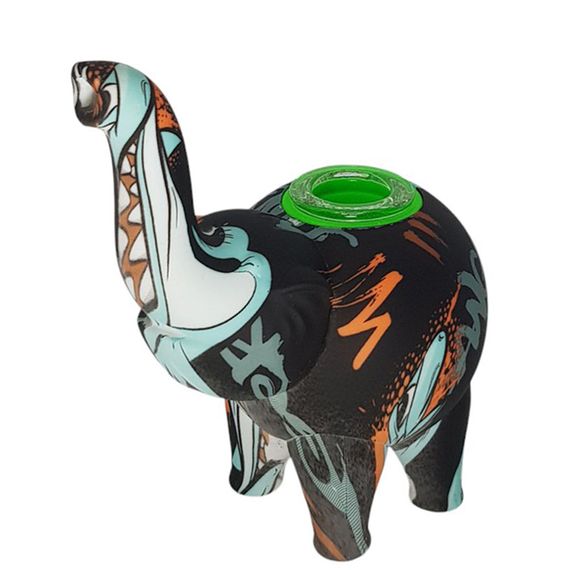 Кальян Силиконовая Трубка "Elephant Abstract V4" | Зображення 2