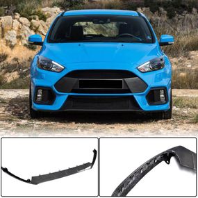 Накладка на передній бампер Lip (для RS 2015-2017, Карбон) для Ford Focus III рр
