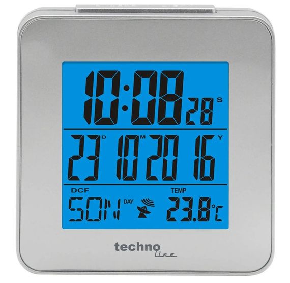 Годинник настільний Technoline WT268 Silver (WT268) (DAS301305) | Зображення 1