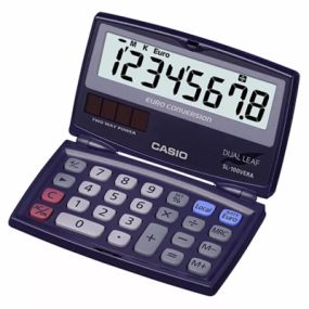 Калькулятор Casio SL-100VERA-WA-E, черный (CALC-CAS-SL-100VERA)