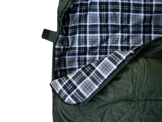 Спальний мішок Totem Ember Plus XXL ковдра з капюш лівий olive 190/90 UTTS-015-L | Зображення 5