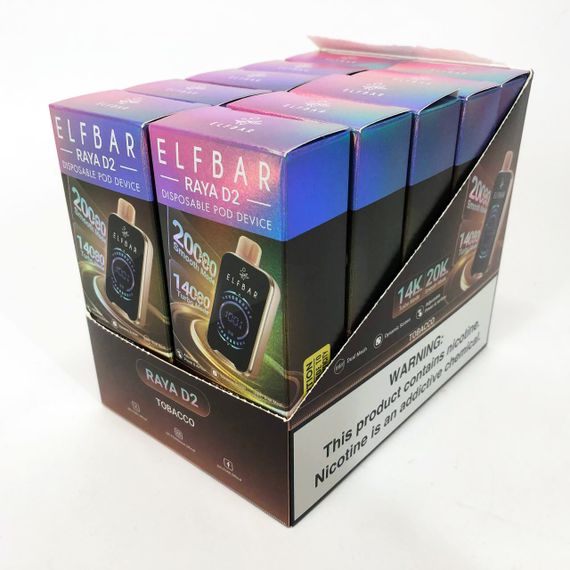 ELF BAR RAYA D2 20000 смак Тютюн (Tobacco) | Зображення 3