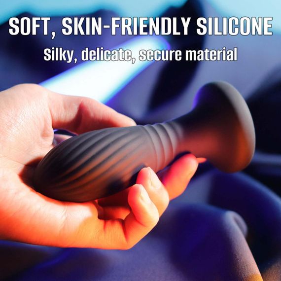 Анальная пробка - Thrusting Anal Plug Black sexstyle | Зображення 8