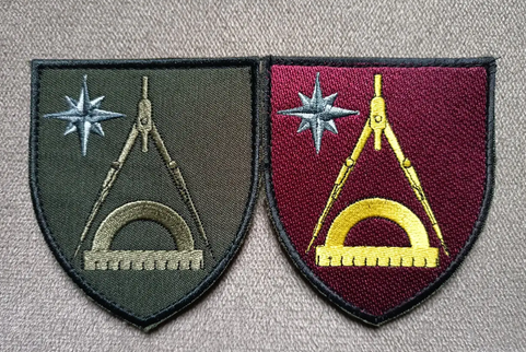 Шеврон 8 Редакційно-видавничий центр Збройних Сил України - 2шт (кольоровий+зелений)