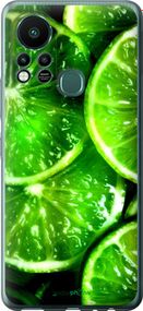 Чохол на Infinix Hot 11S Зелені часточки лимона "852u-2757-2448"