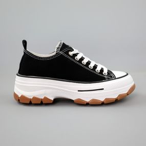 Кеди жіночі 588579 Чорні білі 36 37 38