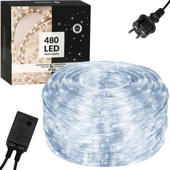 Гірлянда вулична (зовнішня) дюралайт Springos Rope Lights 20 м 480 LED CL1205 Cold White